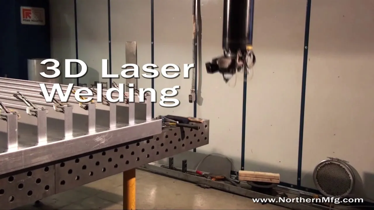 Play video: remote laser welding at Northern Manufacturing