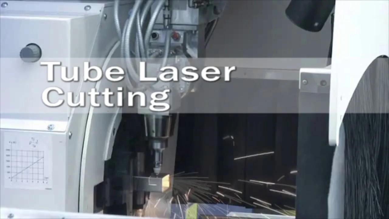Play video: tube laser cutting services at Northern Manufacturing